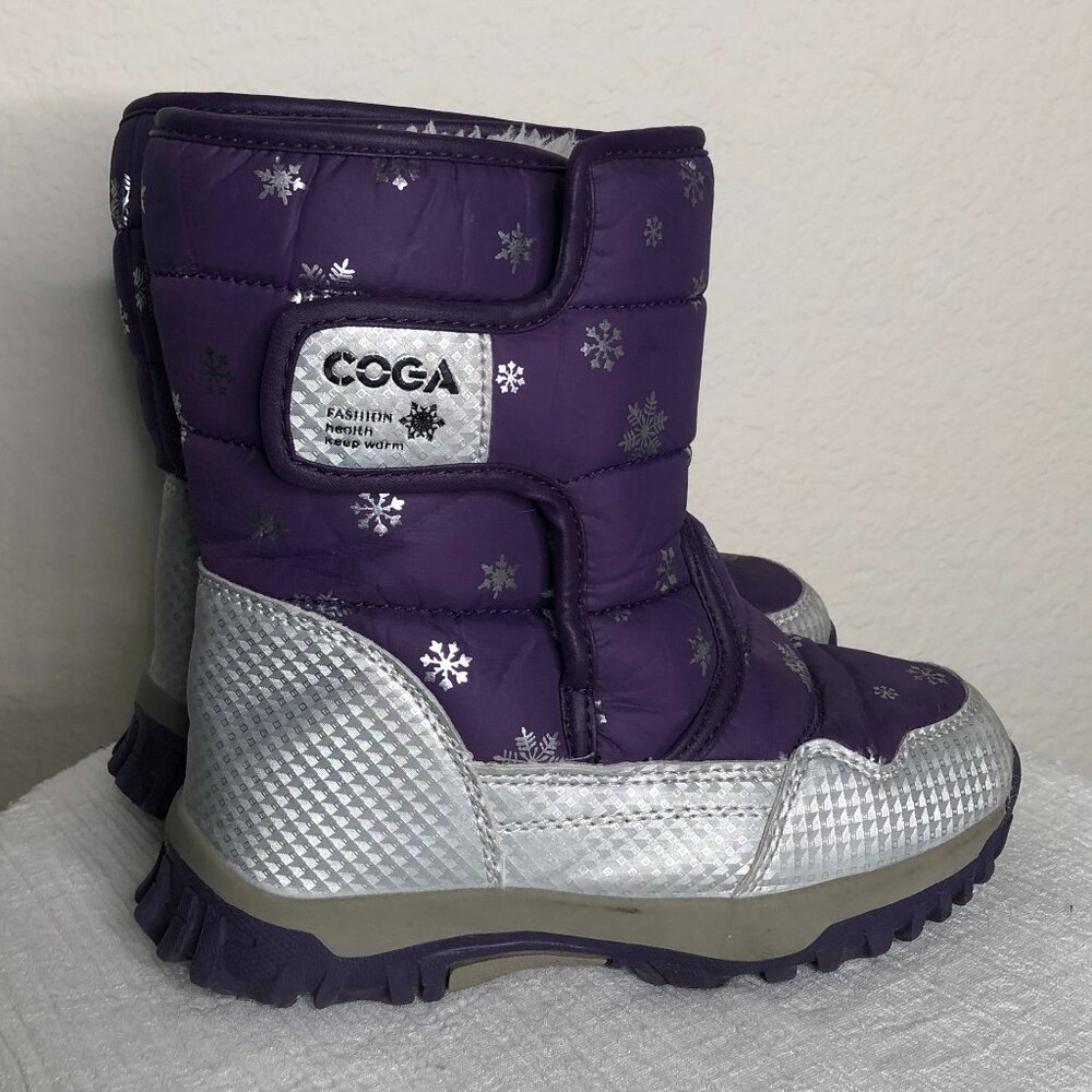 "COGA" Kids Winter Snow Boots - Excellent Condition